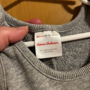 Hanna Andersson overalls in gray